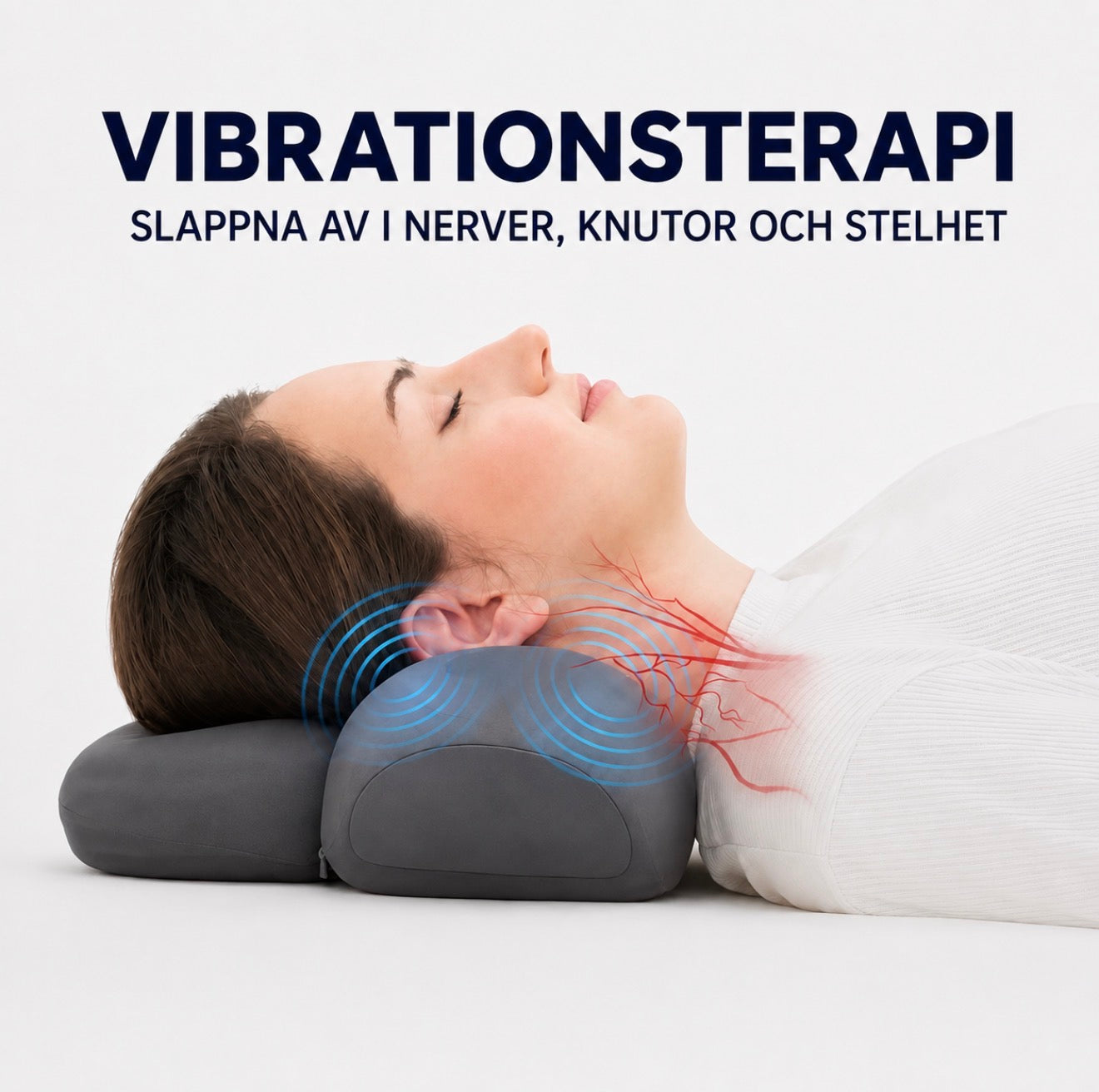 Relaxora™ - Elektronisk Massagekudde För Nacksmärta & Spända Muskler